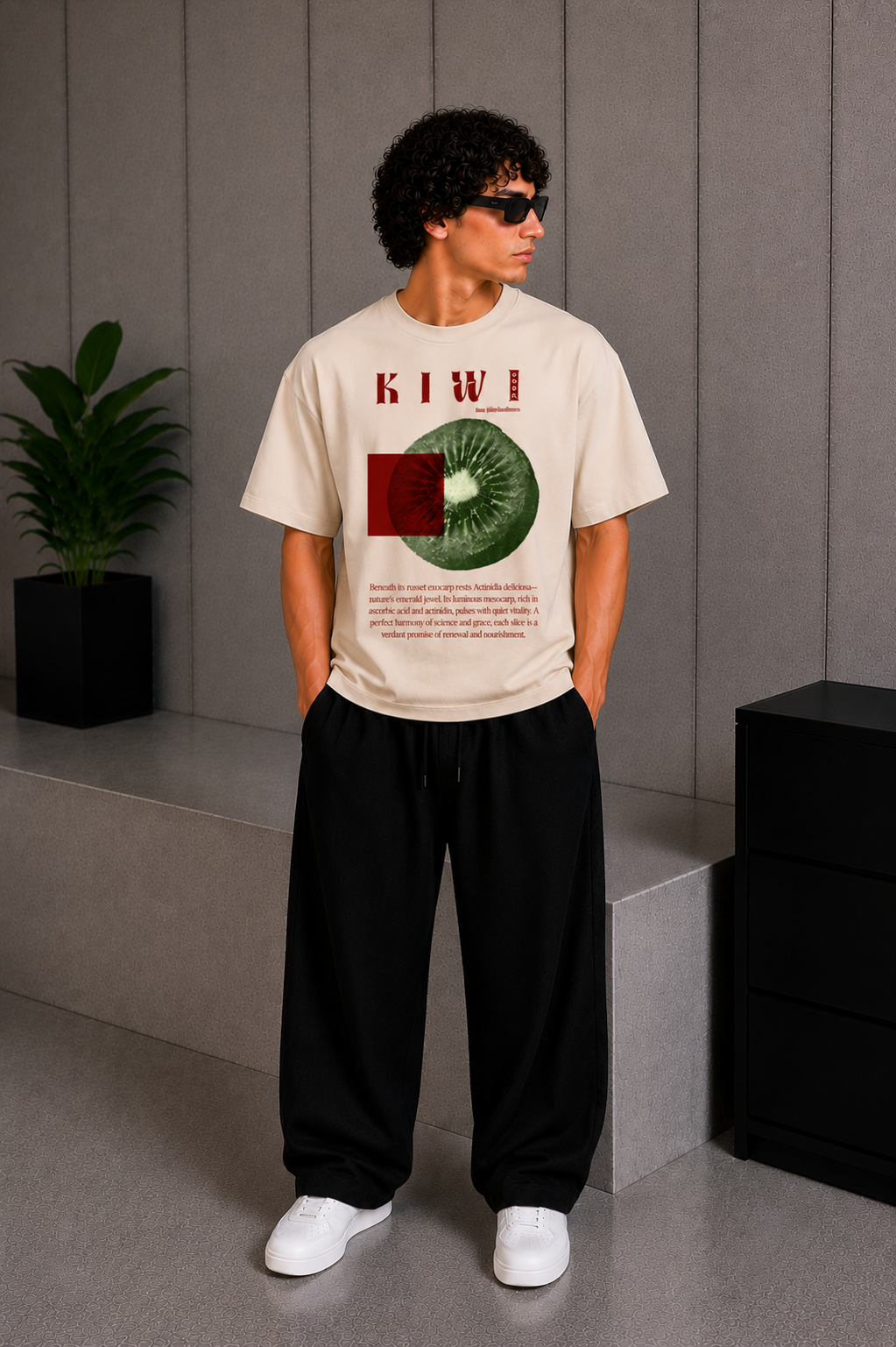 Kiwi Tee Beige
