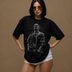 Shadow Sketch Women Tee Black