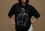 Shadow Sketch Women Tee Black