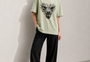 Feral Echo Women Tee Green
