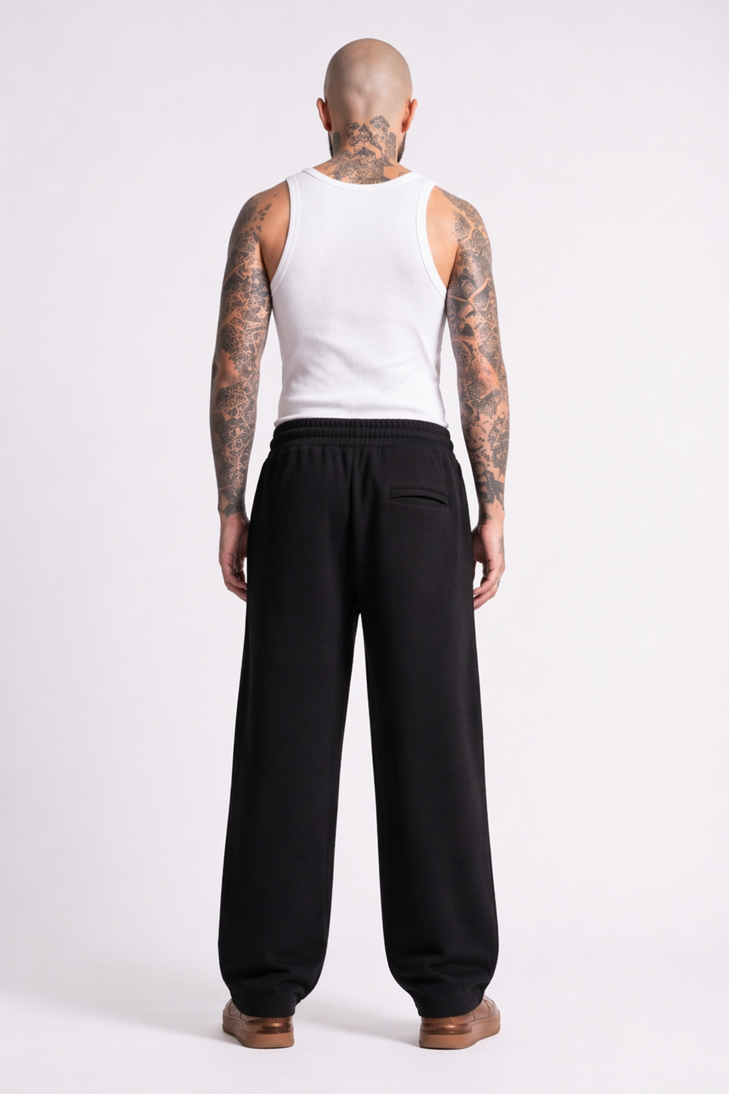 Cool Bee Joggers Black for Men - Black Joggers Casual Streetwear India - Lifestyle View