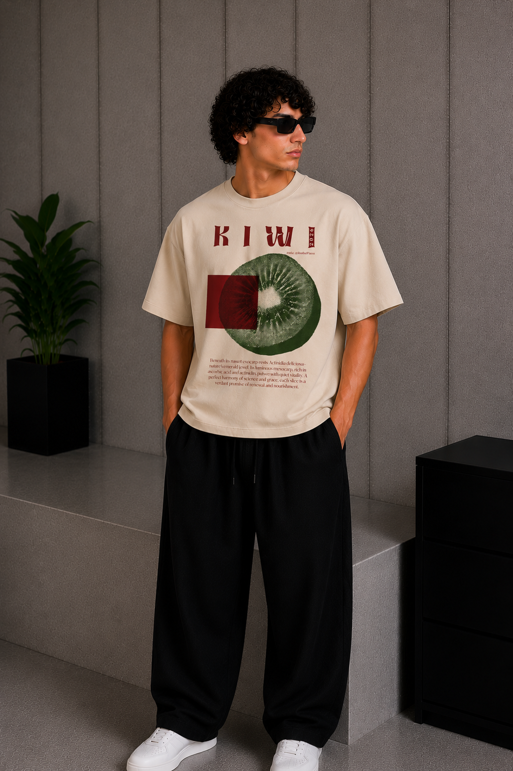 Kiwi Tee Beige