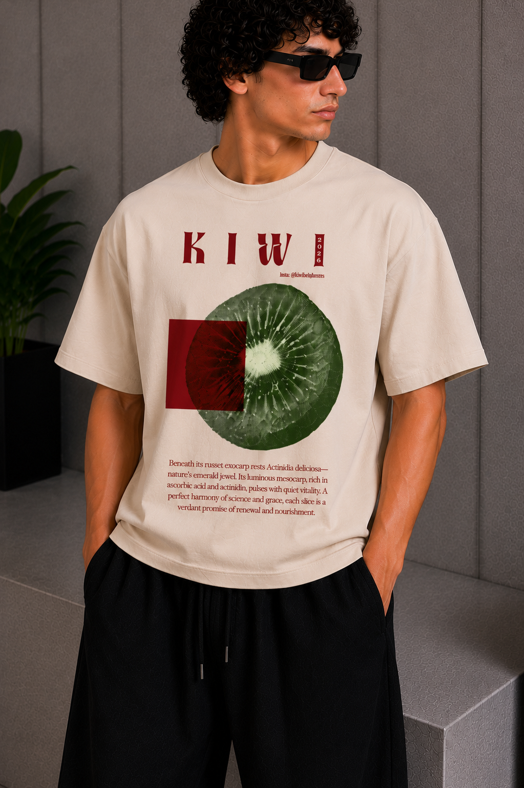 Kiwi Tee Beige