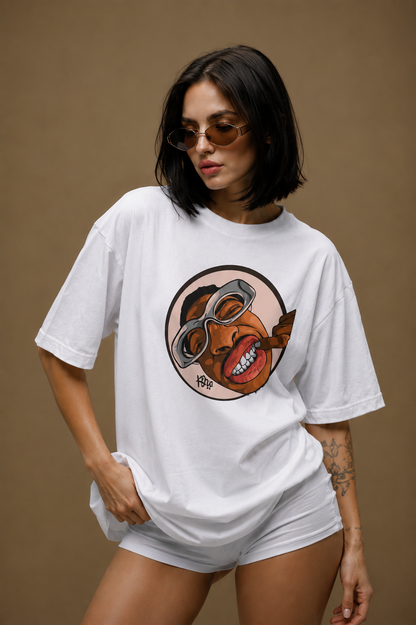 Grin Mode Women Tee White