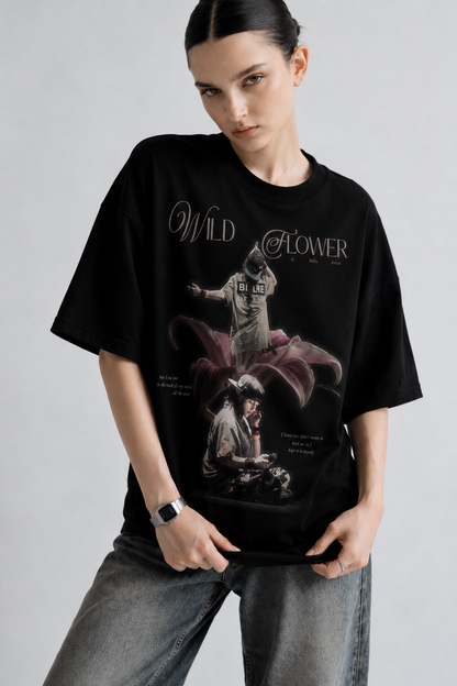 Wildflower Women Tee Black