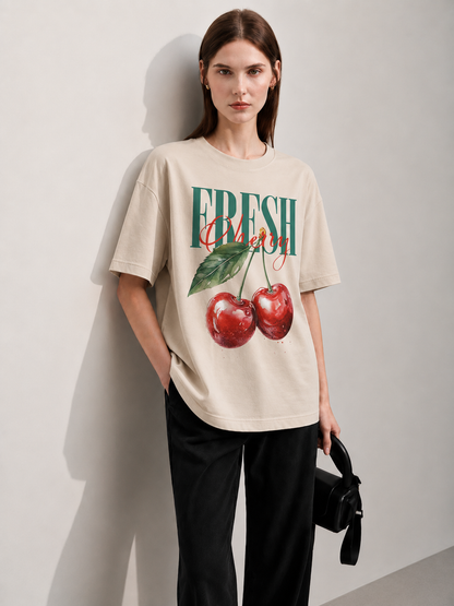 Unfiltered Women Tee Beige
