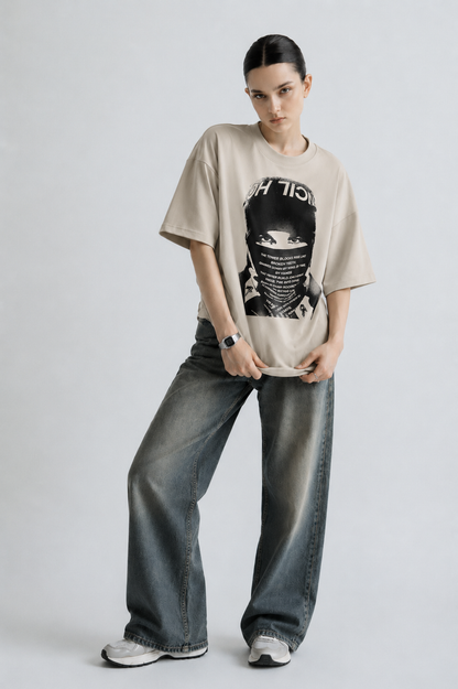 Inside Women Tee Beige