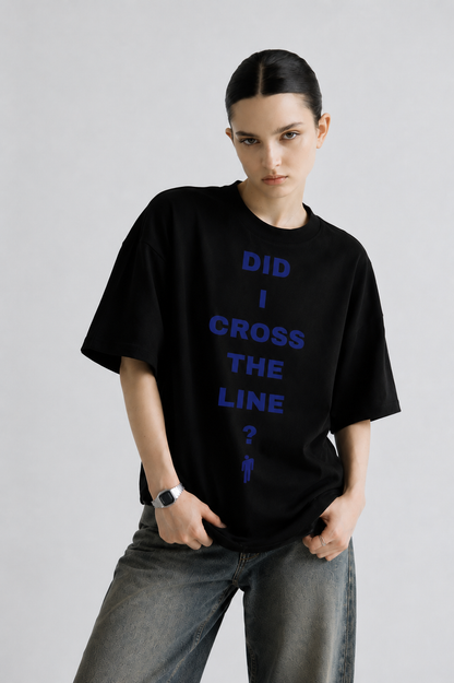 Cross The Line Women Tee Black