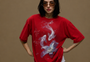 Ocean Whisper Women Tee Red