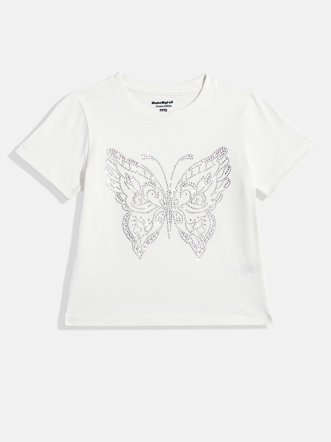 Coolbee Store Kids Girls T-Shirt - Off White (CSKT230) – front view