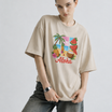 Aloha Women Tee Beige