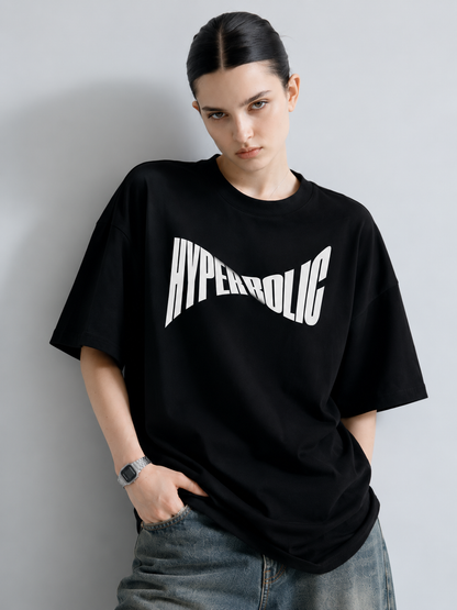 Hyperbolic Women Tee Black