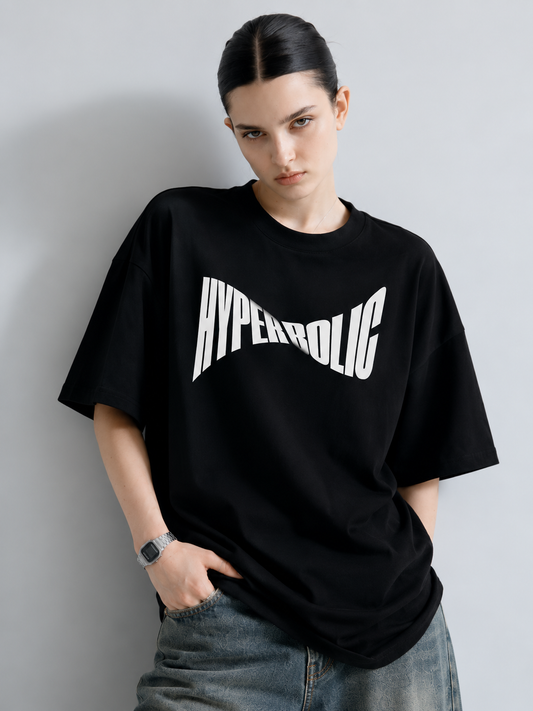 Hyperbolic Women Tee Black