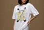 Mono Floral Women Tee White