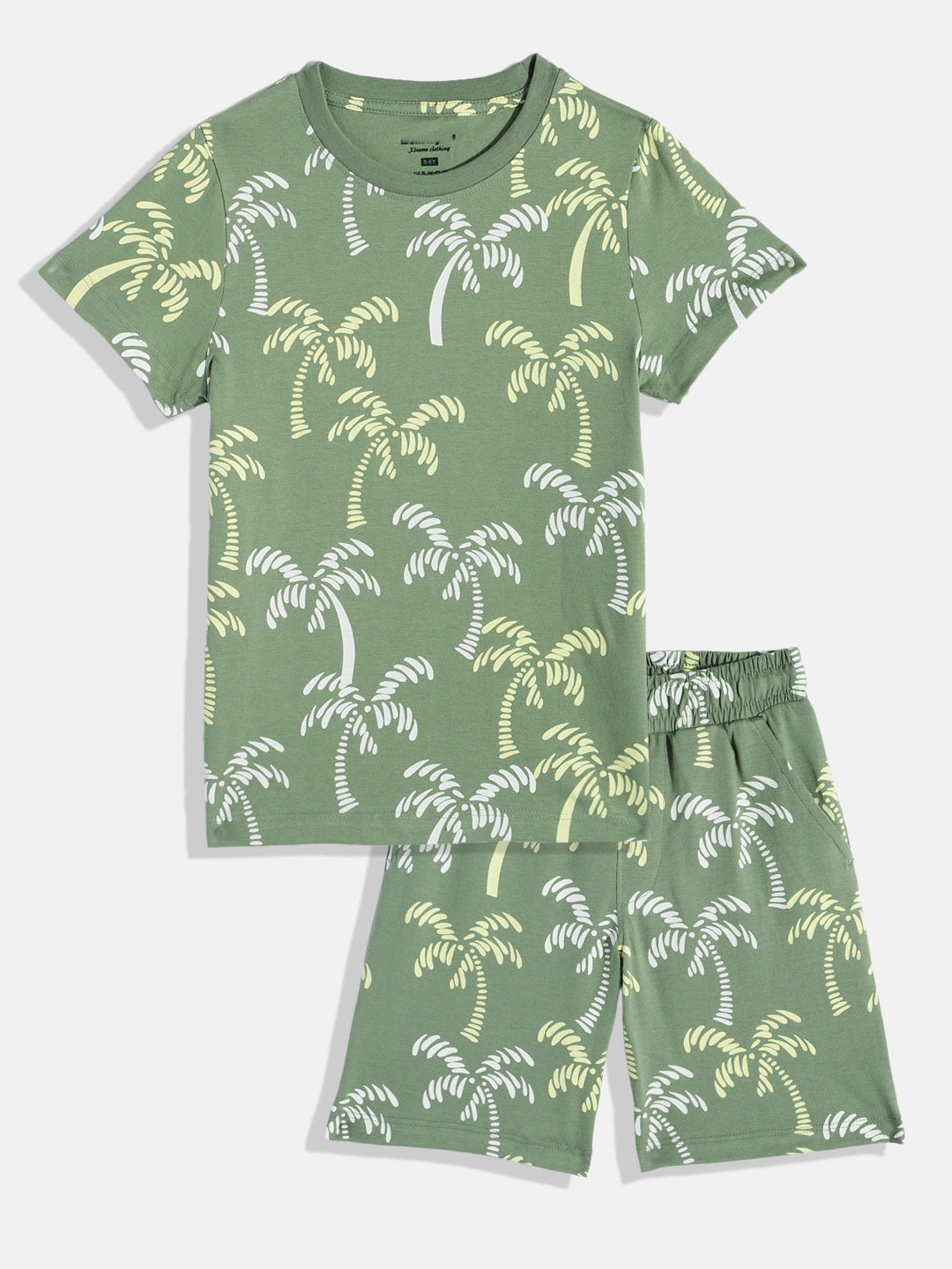 Coolbee Store Kids Boys Clothing Set - Green (KBSSCS12) – back view