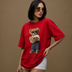 Teddy Drip Women Tee Red