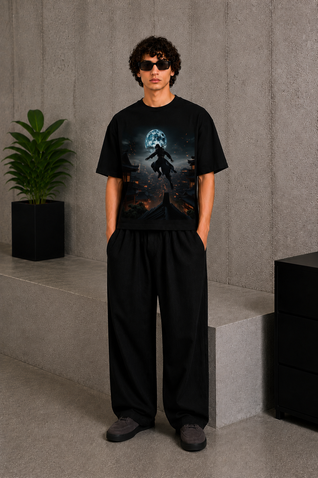 The Blueprint Tee Black