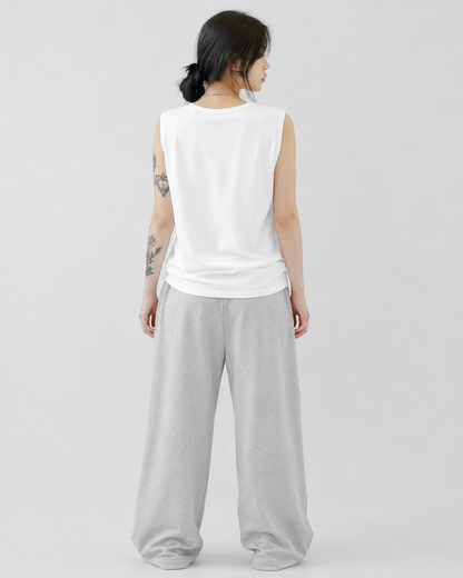Future Focus Tank Tees White