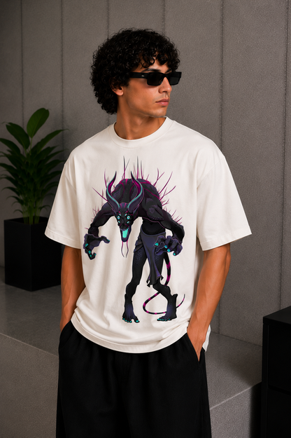 Night maw Tee White