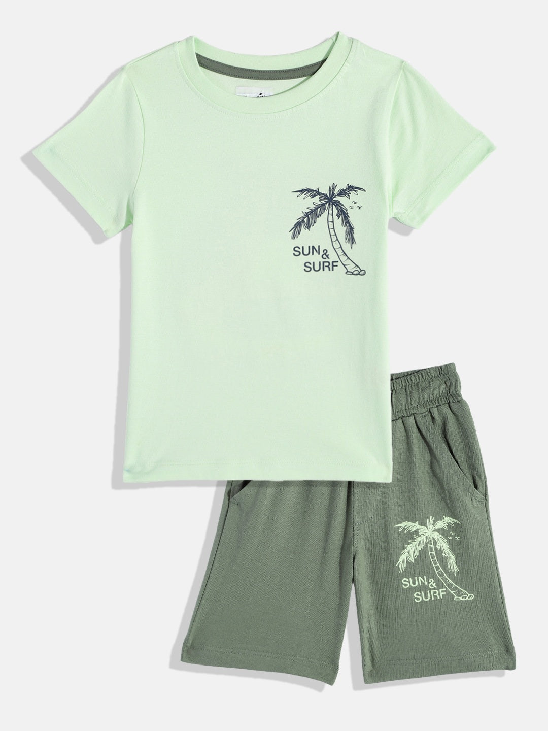 Coolbee Store Kids Boys Clothing Set - Green (CS004) – back view