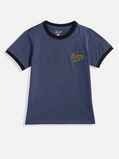 Coolbee Store Kids Boys T-Shirt - Navy (KBSSTR21) – back view