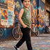 Kids Boys Vest - Sea Green (KBSSVT6)