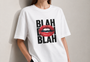 Blah Women Tee White