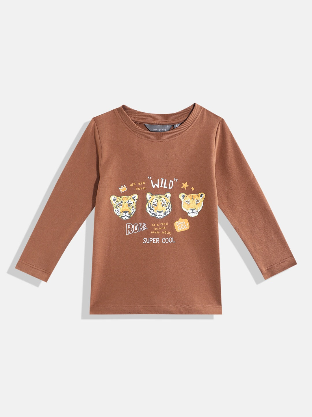 Coolbee Store Kids Boys T-Shirt - Brown (KBAW25TR4) – back view
