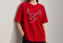 Wing Line Women Tee Red