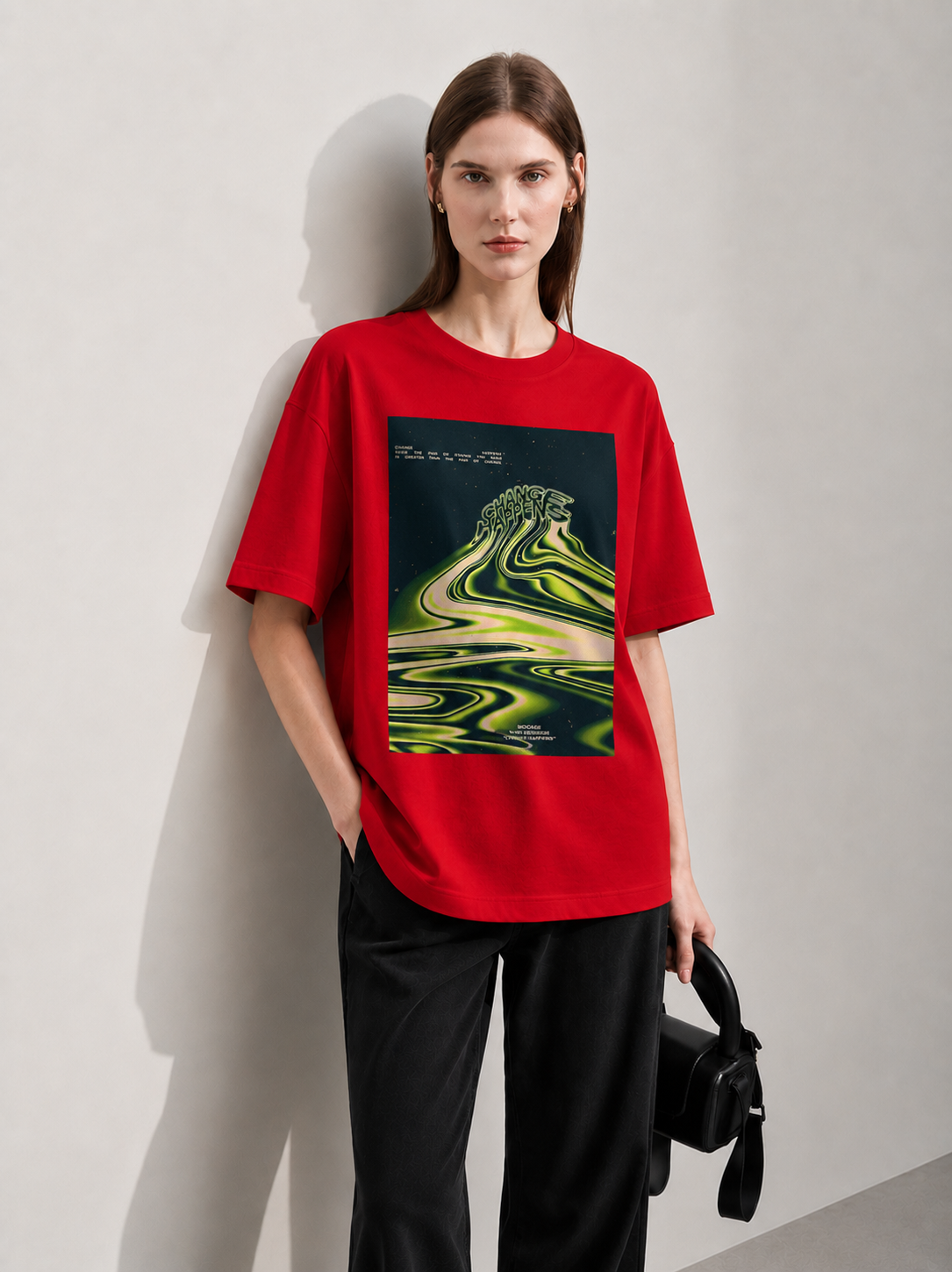 Change Happens Women Tee Red