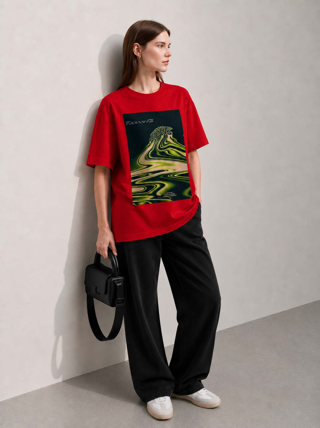 Change Happens Women Tee Red
