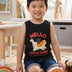 Kids Boys Vest - Black (KBSSVT4)