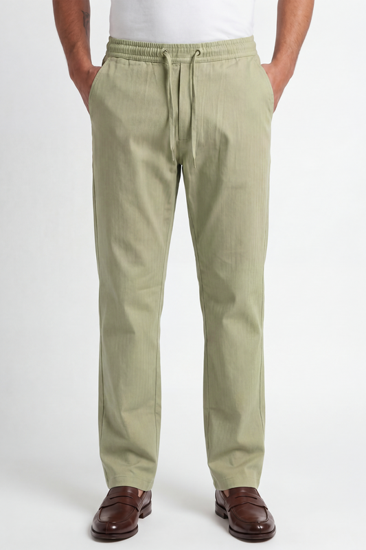 Linen Travel Pants Sea Green