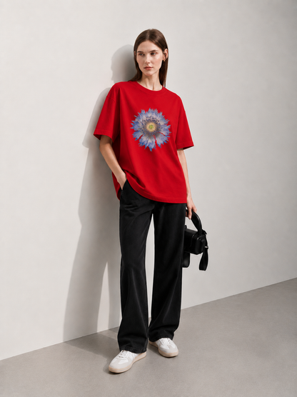 Focal Flora Women Tee Red