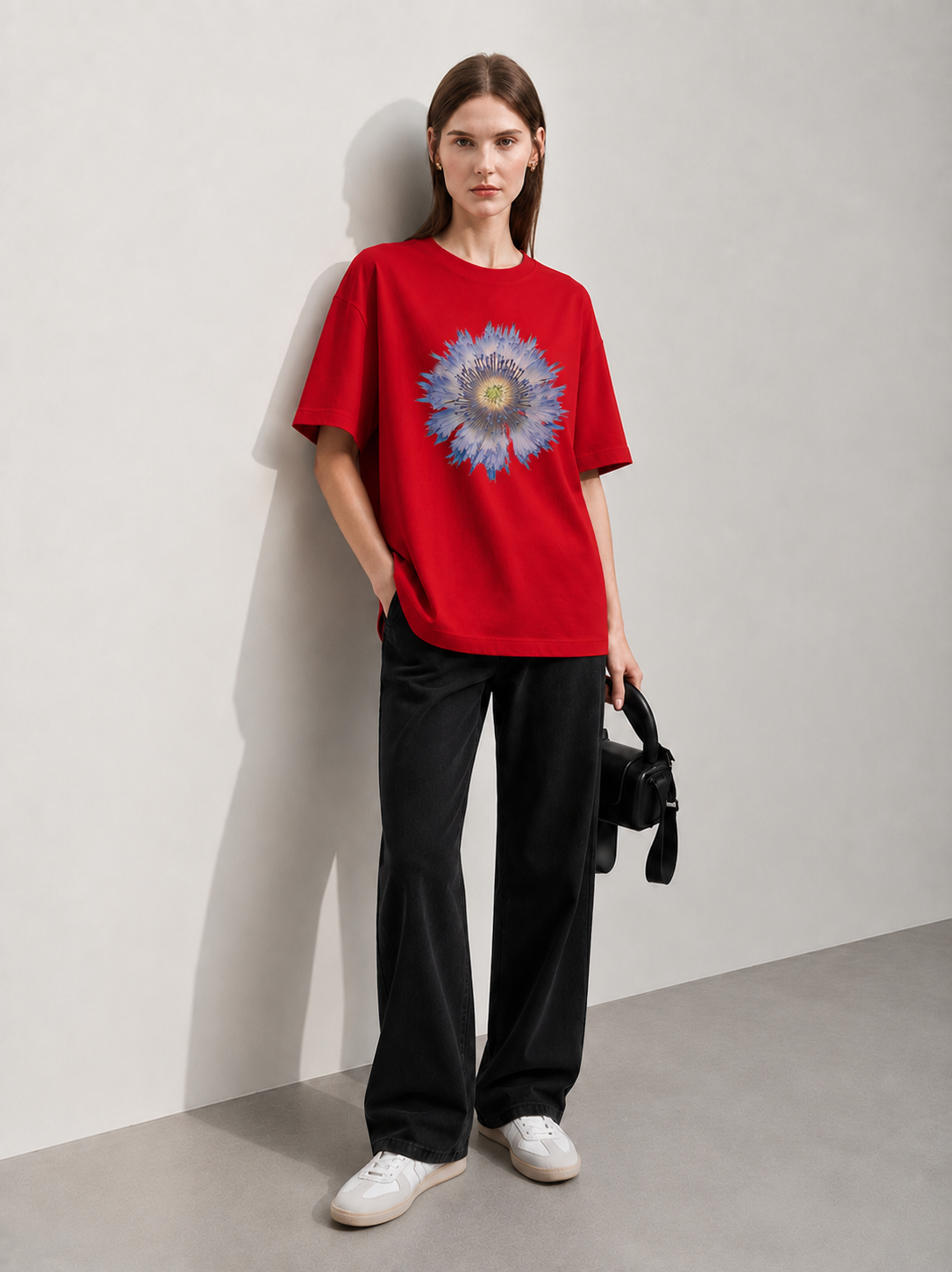 Focal Flora Women Tee Red