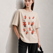 Cross Women Tee Beige