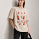 Cross Women Tee Beige