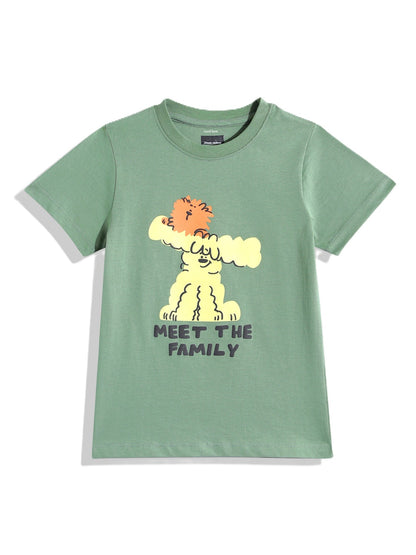 Coolbee Store Kids Boys T-Shirt - Seagreen (KBSS25TR448) – side view