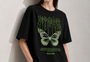 Cyber Morph Women Tee Black