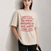 Zero Ties Women Tee Beige