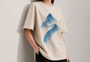 Mind Flow Women Tee Beige