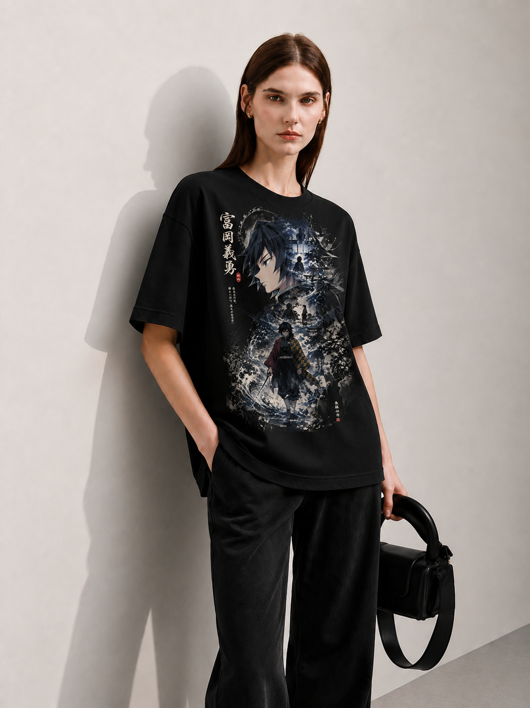 Giyu Tomioka Women Tee Black