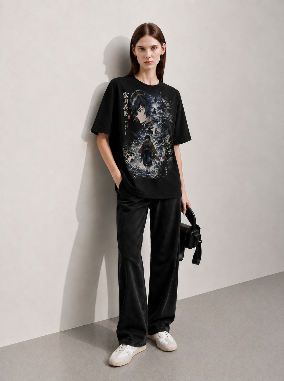 Giyu Tomioka Women Tee Black