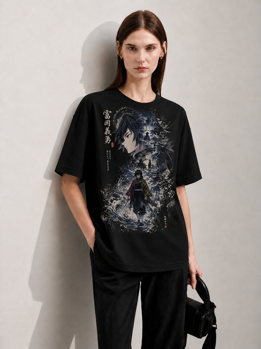 Giyu Tomioka Women Tee Black