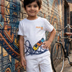 Kids Boys T-Shirt - White (CSKT222)