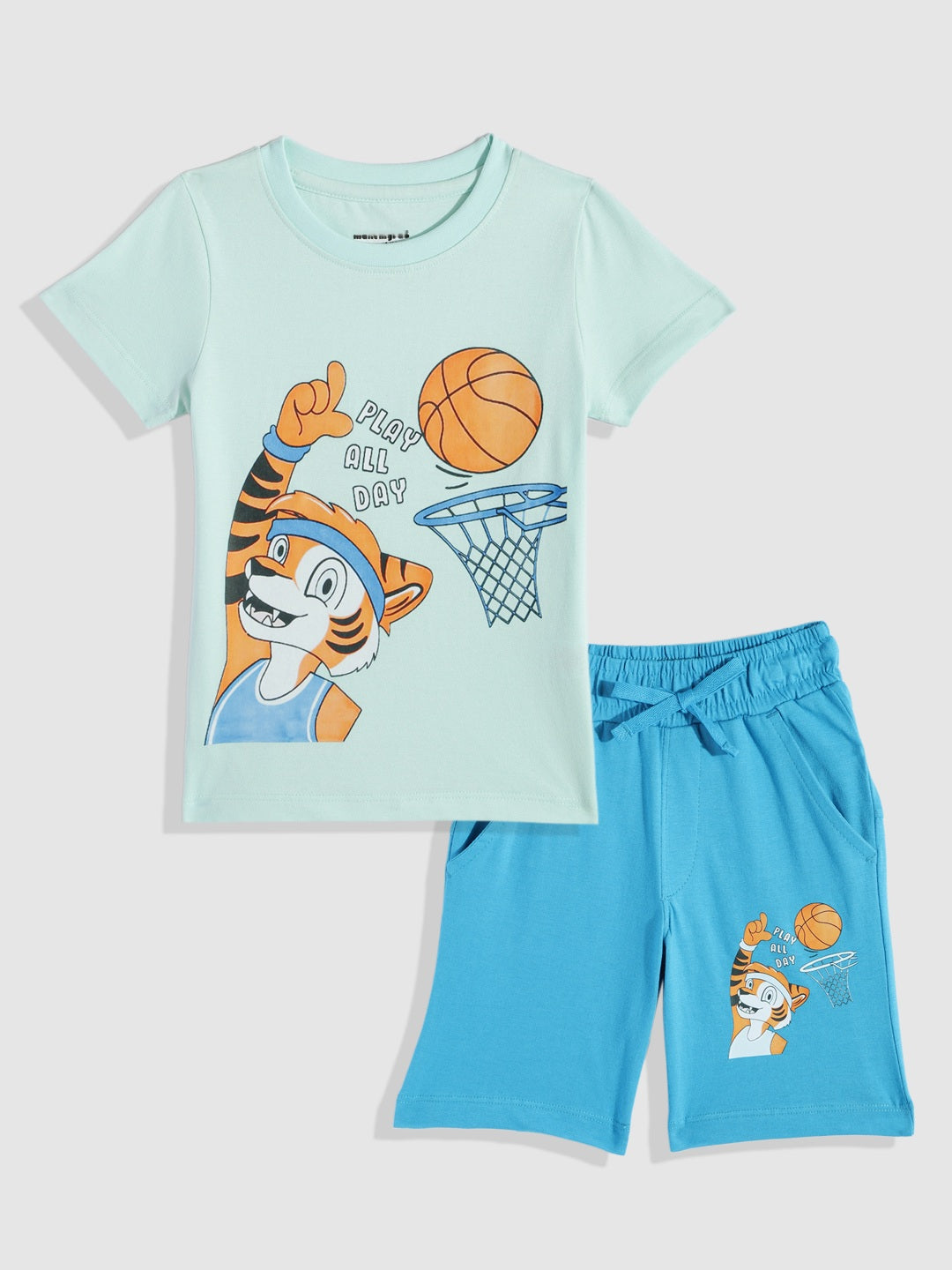 Coolbee Store Kids Boys Clothing Set - Light Blue (CS008) – back view