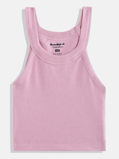 Coolbee Store Kids Girls Top - Pink (KG5TOP024) – front view