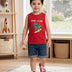 Kids Boys Vest - Red (KBSSVT5)
