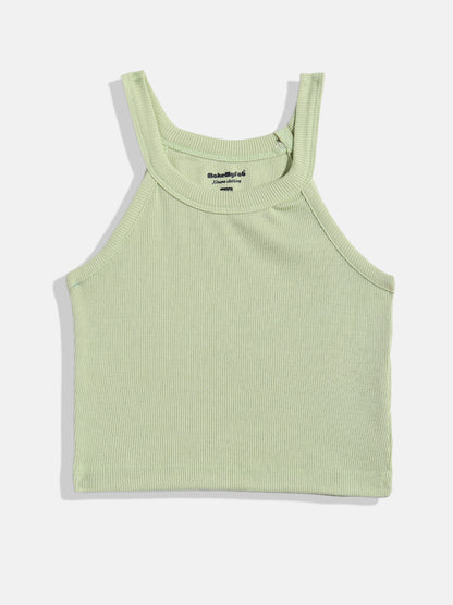Coolbee Store Kids Girls Top - Sea Green (KG5TOP027) – side view