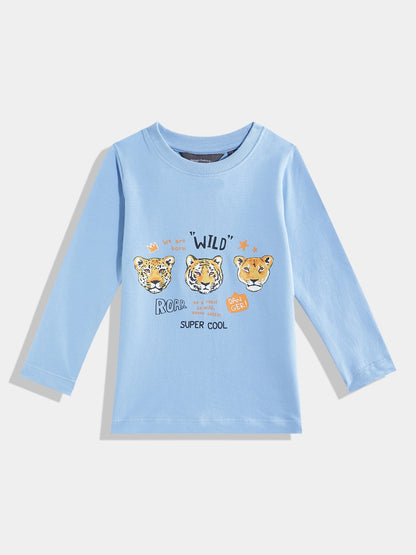 Coolbee Store Kids Boys T-Shirt - Blue (KBAW25TR3) – back view